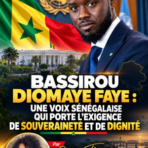 Bassirou Diomaye Faye : une voix sénégalaise qui porte l’exigence de souveraineté et de dignité