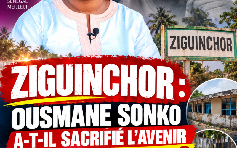 ZIGUINCHOR : OUSMANE SONKO A-T-IL SACRIFIÉ L’AVENIR DE SA PROPRE COMMUNE ?