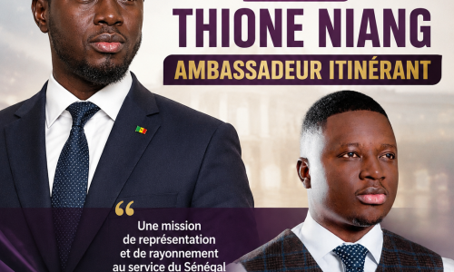 Sénégal : Bassirou Diomaye Faye nomme Thione Niang Ambassadeur itinérant