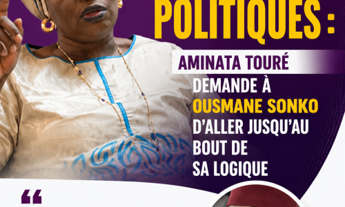 Fonds politiques : Aminata Touré demande à Ousmane Sonko d’aller jusqu’au bout de sa logique