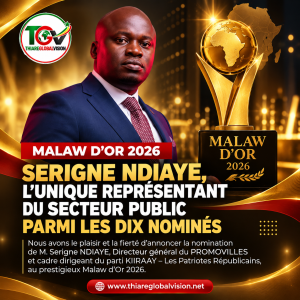 Malaw d’Or 2026 : Serigne Ndiaye, l’unique représentant du secteur public parmi les dix nominés