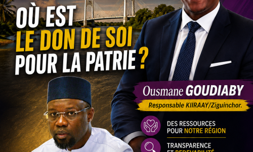 Fonds Jam destinés à la Casamance : Où est le Don de soi pour la Patrie ?