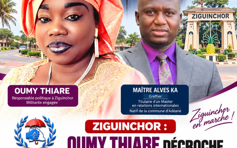 Ziguinchor : Oumy Thiare décroche un haut cadre pour le président Bassirou Diomaye Faye