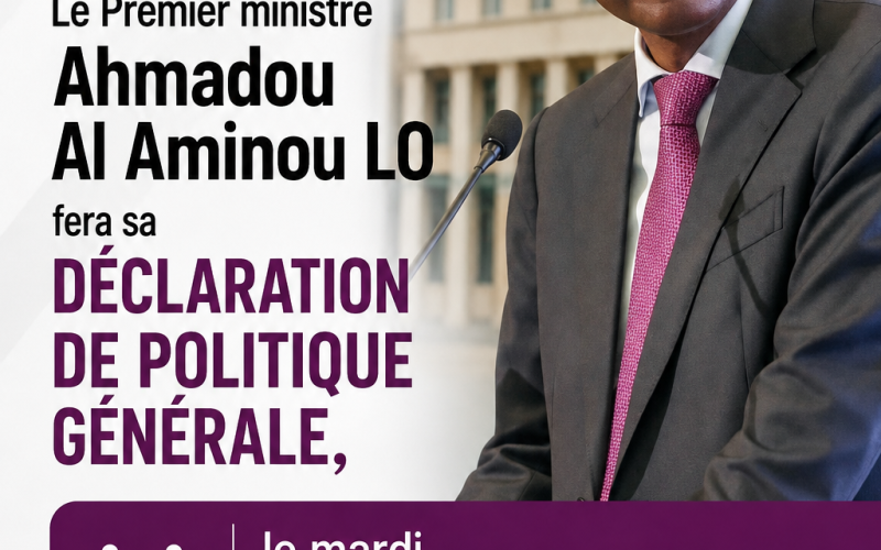 Déclaration de politique générale : Ahmadou Al Aminou Lo attendu à l’Assemblée nationale le 1er septembre