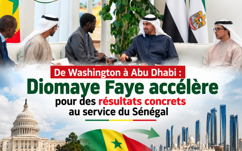 De Washington à Abu Dhabi : Diomaye Faye accélère pour des résultats concrets au service du Sénégal