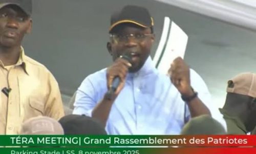 Téra-meeting : Ousmane Sonko dénonce deux alliés épinglés dans des rapports de contrôle