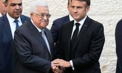 Première visite du Président de l’État de Palestine à l’Élysée