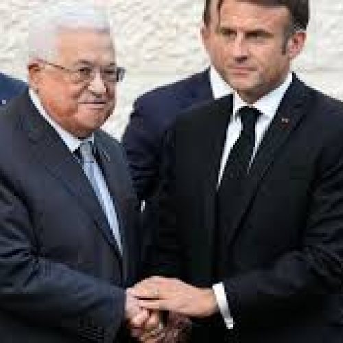 Première visite du Président de l’État de Palestine à l’Élysée