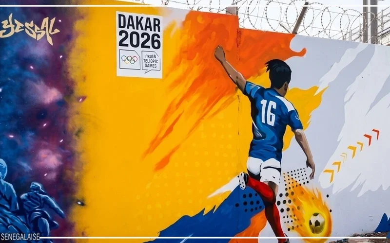 JOJ Dakar 2026 : quand les murs de Dakar racontent l’histoire olympique